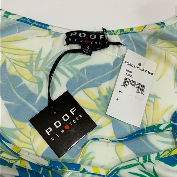 Poof New York Leafy Print Top - Picture 6 of 7